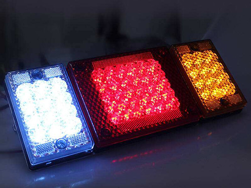 Use of led tail lights